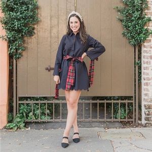 Victoria Dunn Blaire Holiday Dress in Midnight